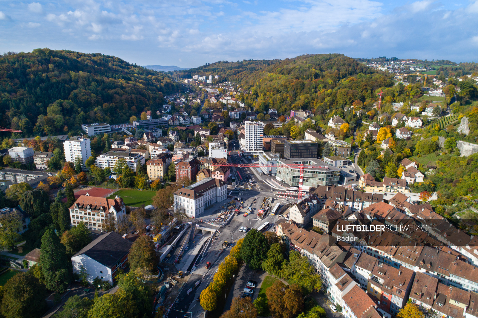 Baden Schweiz Luftbild Luftbilderschweiz Ch