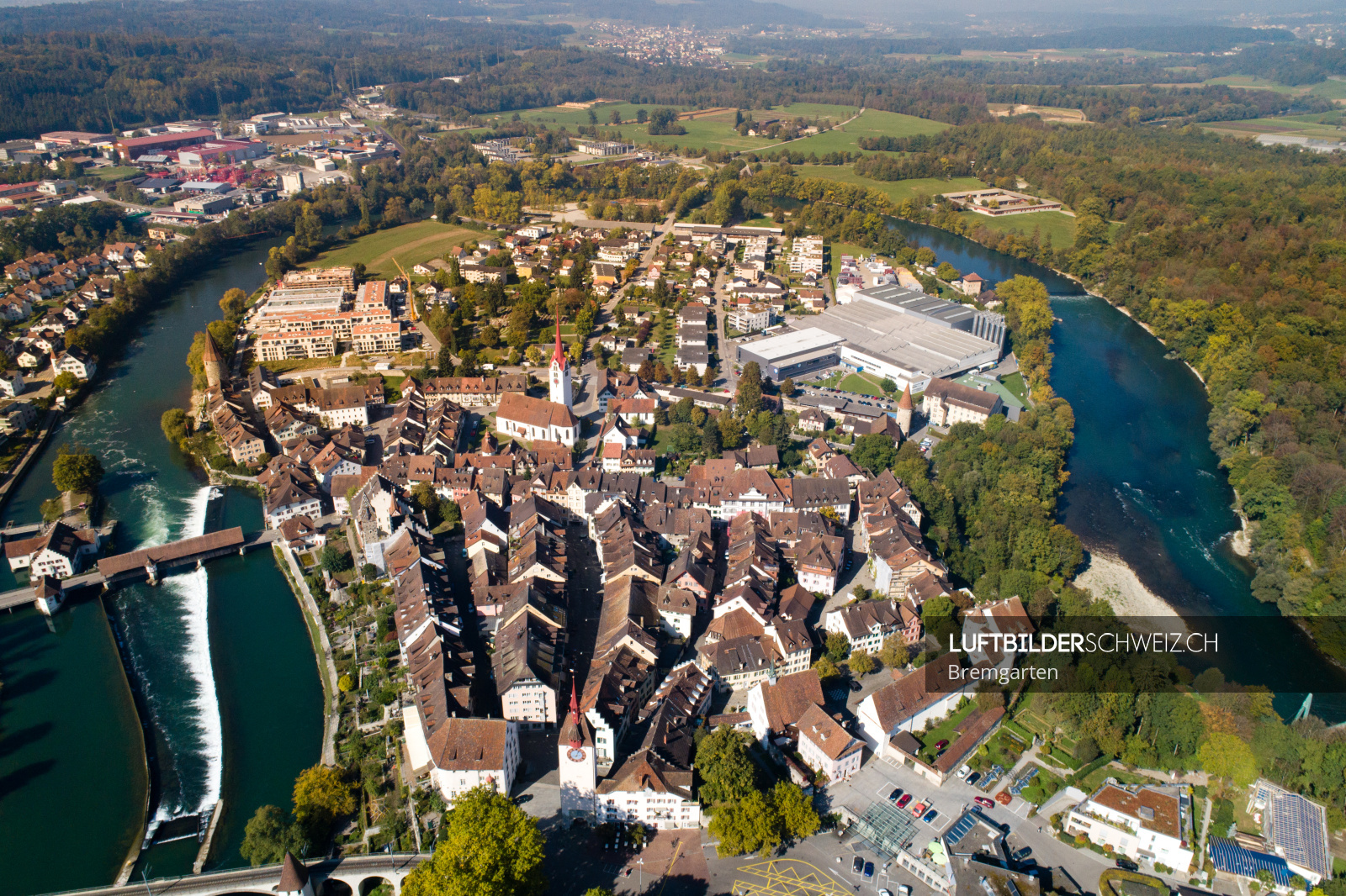 Bremgarten Luftaufnahme - Luftbilderschweiz.ch