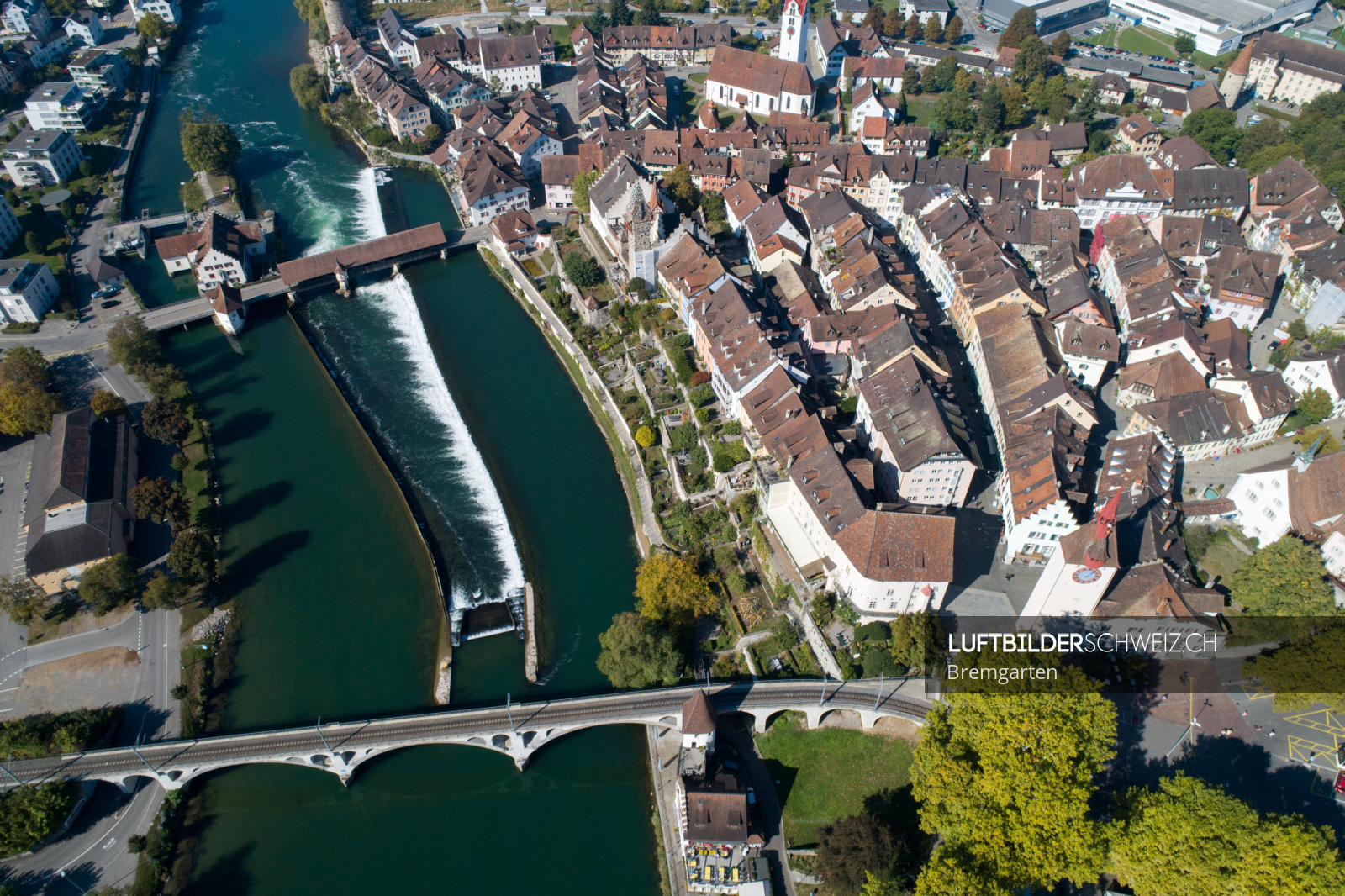 Bremgarten Reuss Luftbild - Luftbilderschweiz.ch